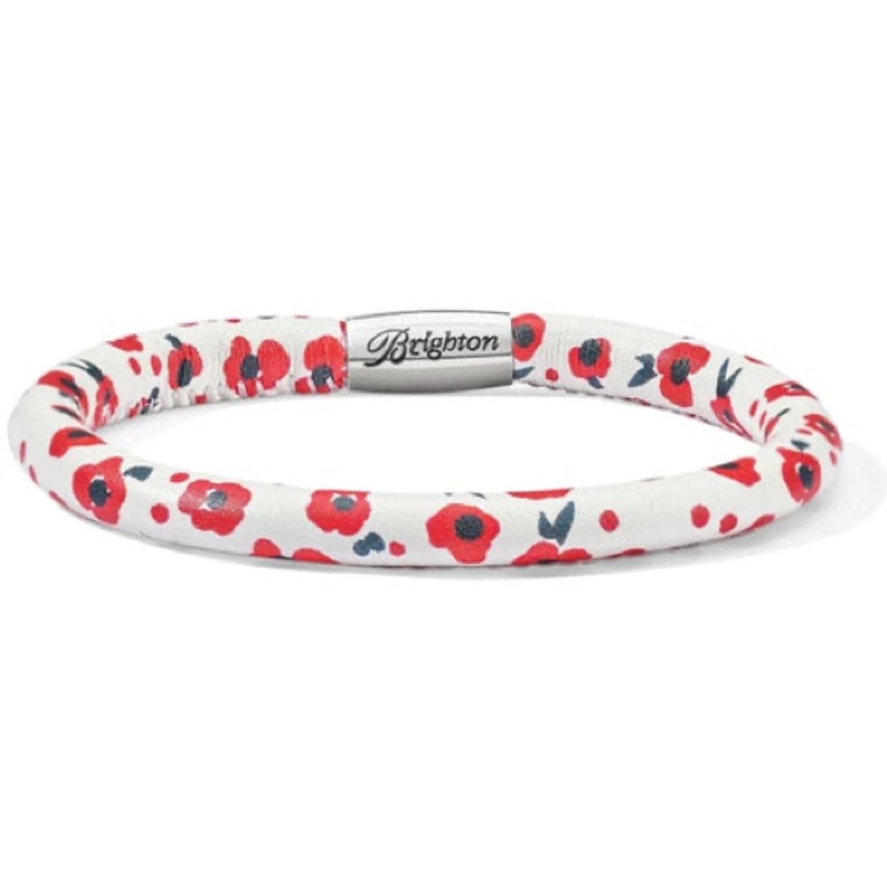 BRIGHTON D30235 FIELD OF POPPIES WOODSTOCK BRACELET
